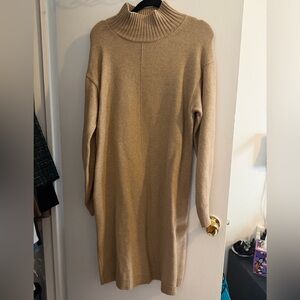 Banana Republic Tan Sweater Dress